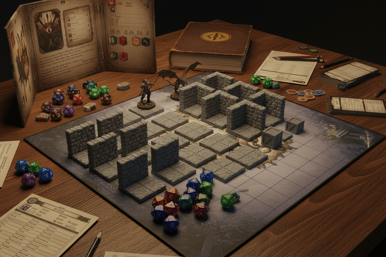 L-Shaped Great Room 6x6 – Dragonlock 28mm Dungeon