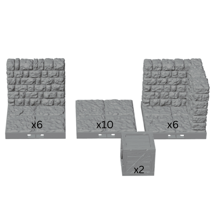 L-Shaped Great Room 6x6 – Dragonlock 28mm Dungeon