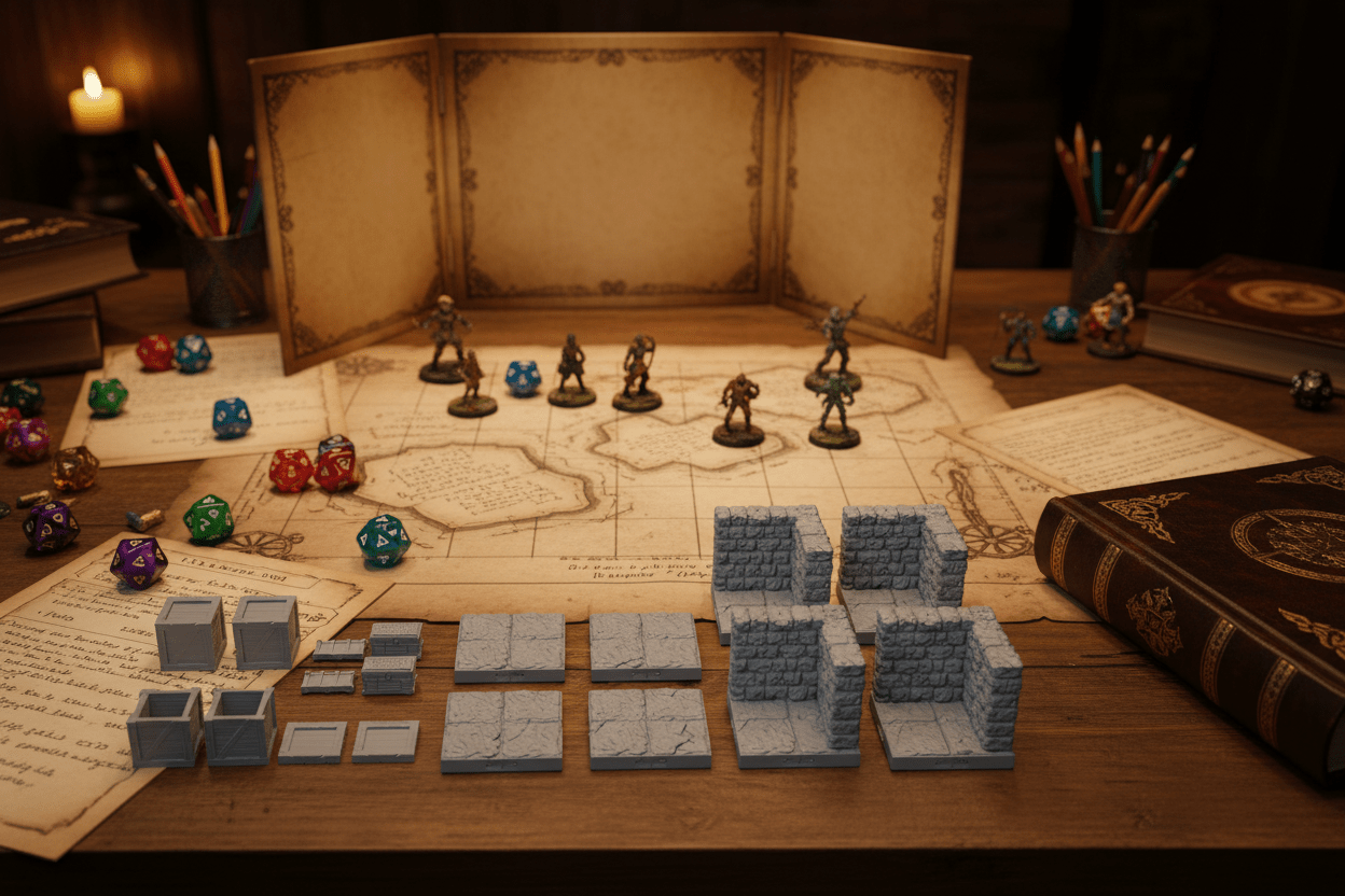 Storeroom Stash 4x4 Scatter Room – Dragonlock 28mm