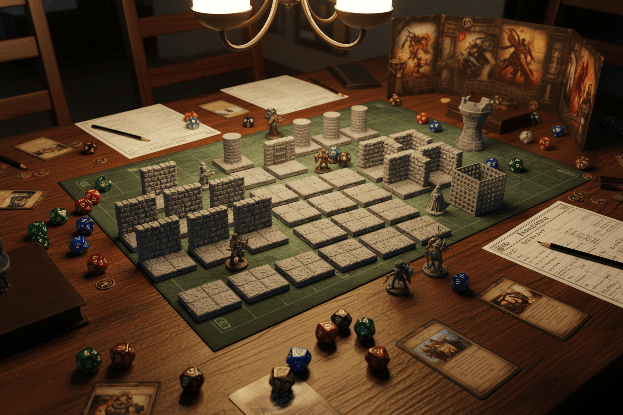 Summoning Circle Ritual Room 8x8 – Dragonlock 28mm