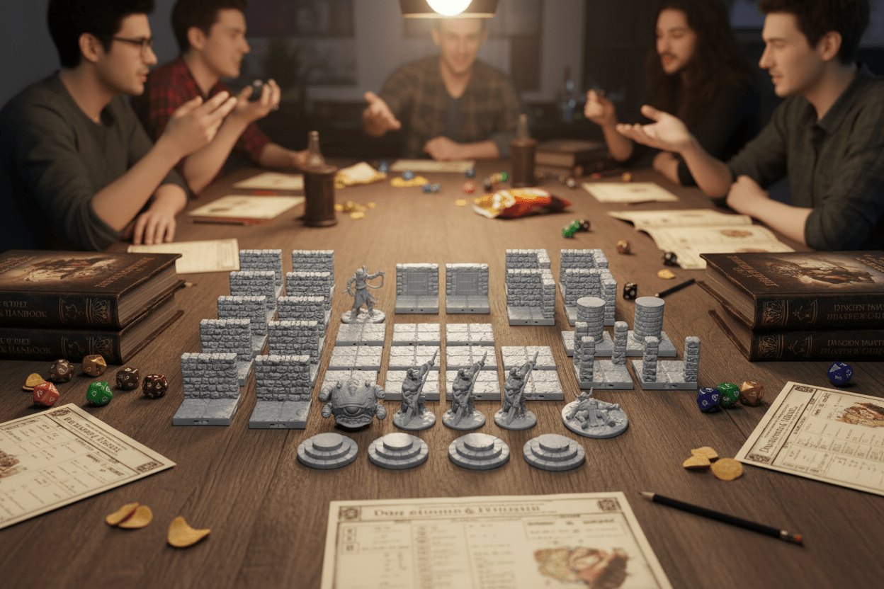 28mm Throne Room Boss Encounter Set with 8 Miniatures