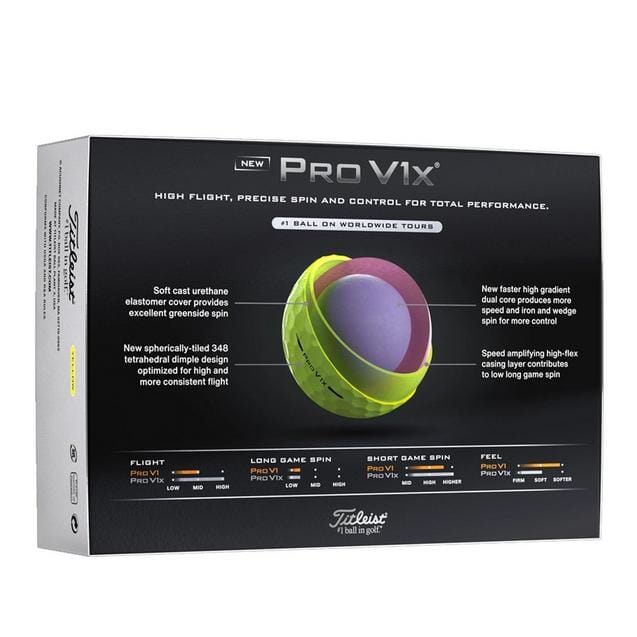Titleist Pro V1x 2025 Golf Balls