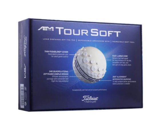 Titleist Tour Soft Aim 360 Golf Balls '24