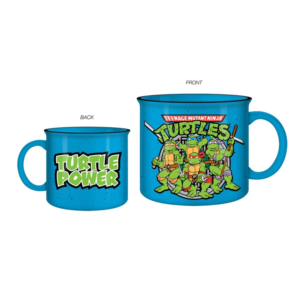 TMNT Classic Group Pose 20oz Ceramic Camper Mug