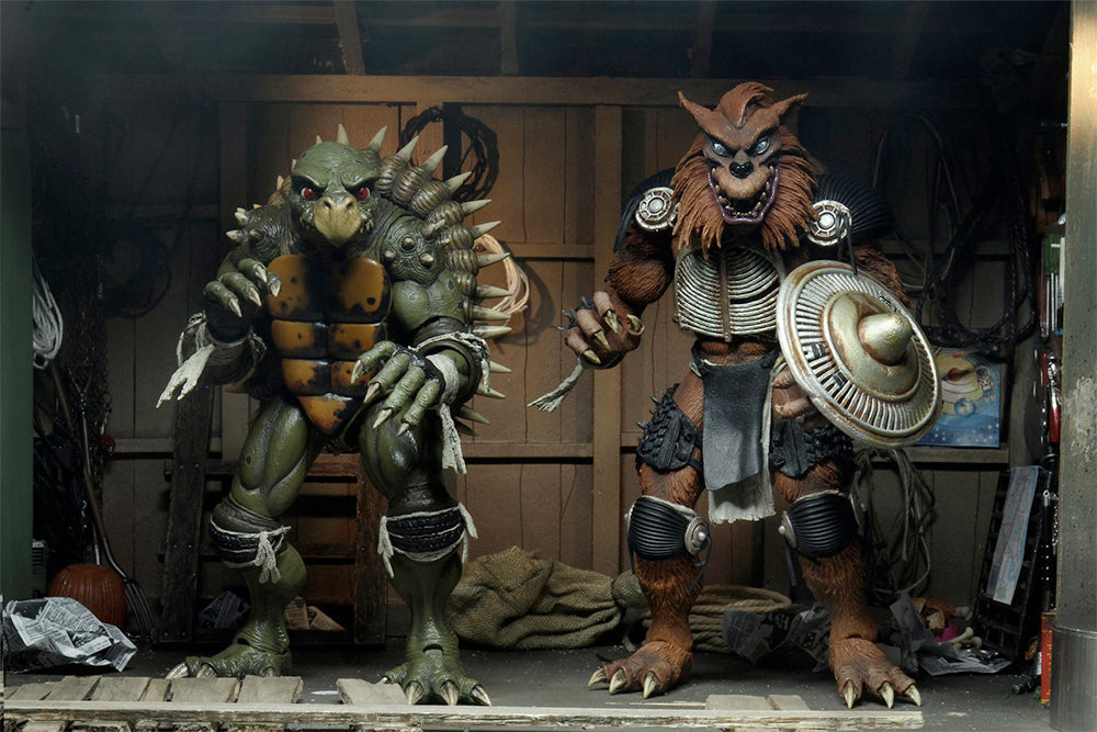 NECA Teenage Mutant Ninja Turtles II Tokka and Rahzar Action Figures ( Canada )