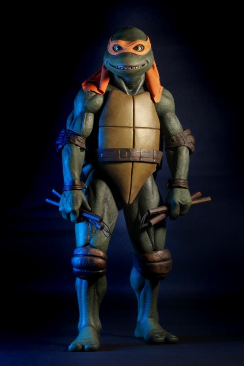 Teenage Mutant Ninja Turtles (1990 Movie) Michelangelo 1/4 Scale Figure SubPar Packaging Box