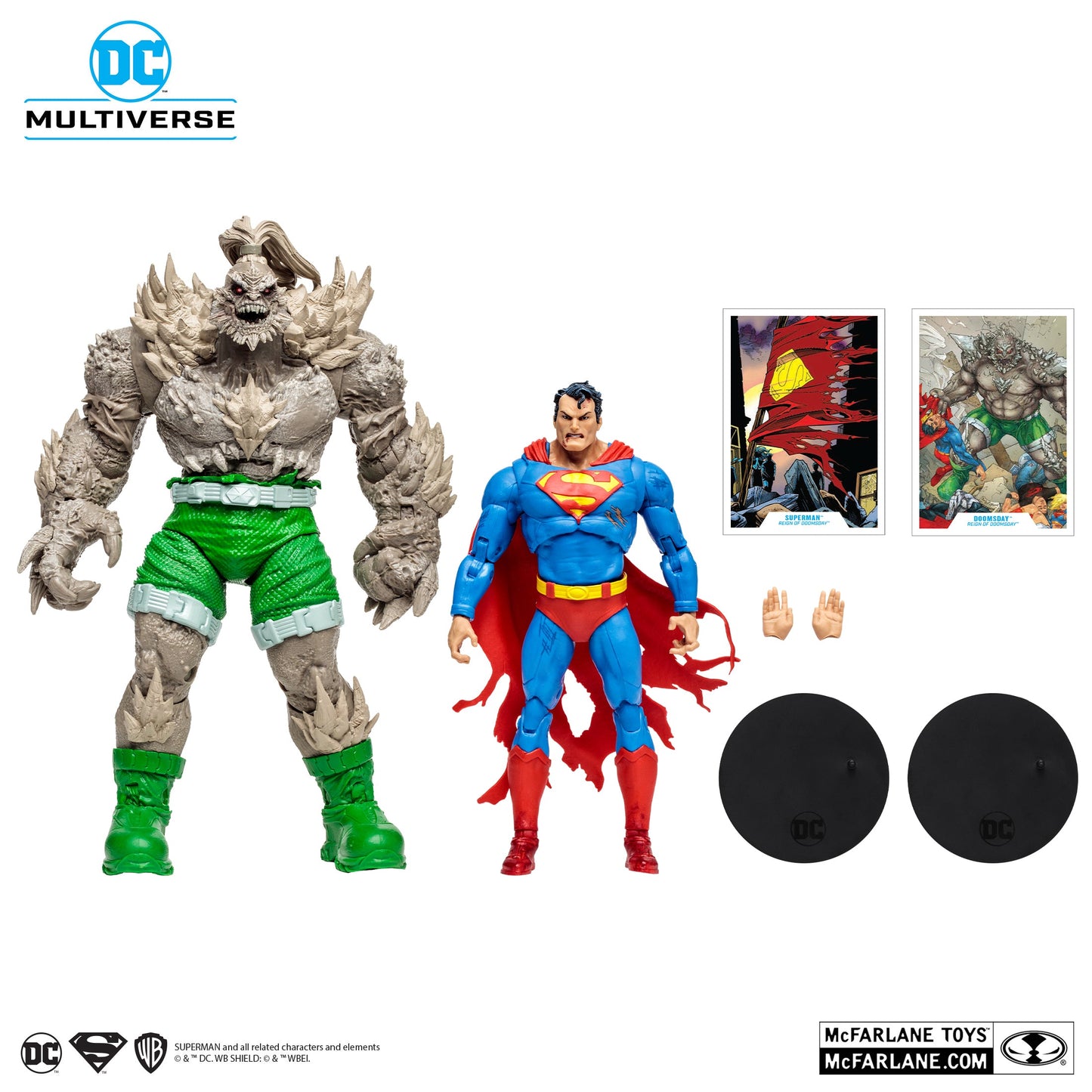DC Multiverse Superman vs Doomsday (Gold Label) - Exclusive