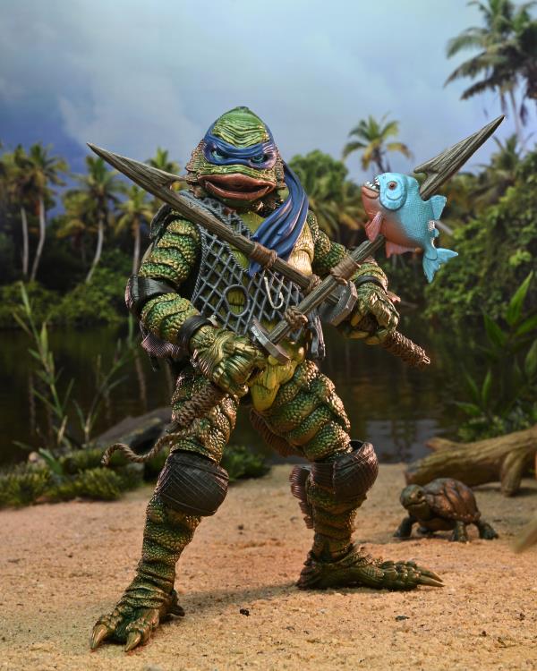 Universal Monsters x Teenage Mutant Ninja Turtles Ultimate Leonardo as The Creature
