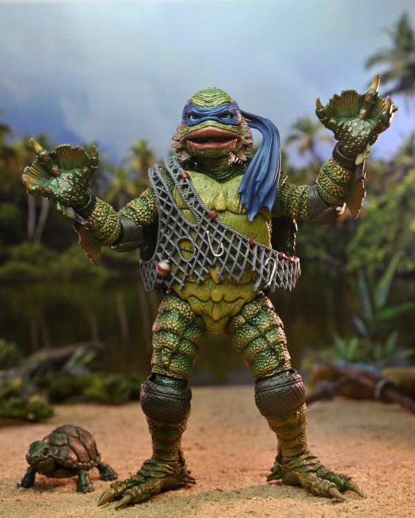 Universal Monsters x Teenage Mutant Ninja Turtles Ultimate Leonardo as The Creature