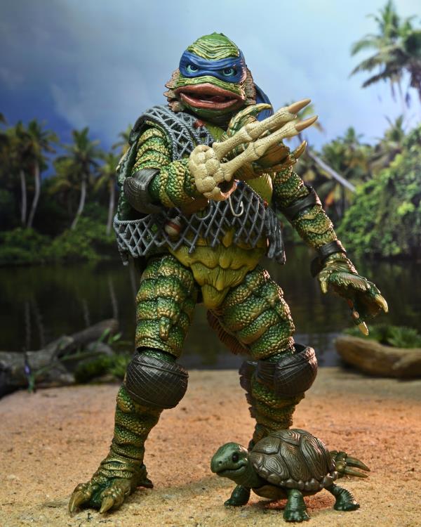 Universal Monsters x Teenage Mutant Ninja Turtles Ultimate Leonardo as The Creature