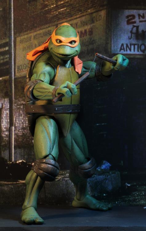Teenage Mutant Ninja Turtles (1990 Movie) Michelangelo 1/4 Scale Figure SubPar Packaging Box