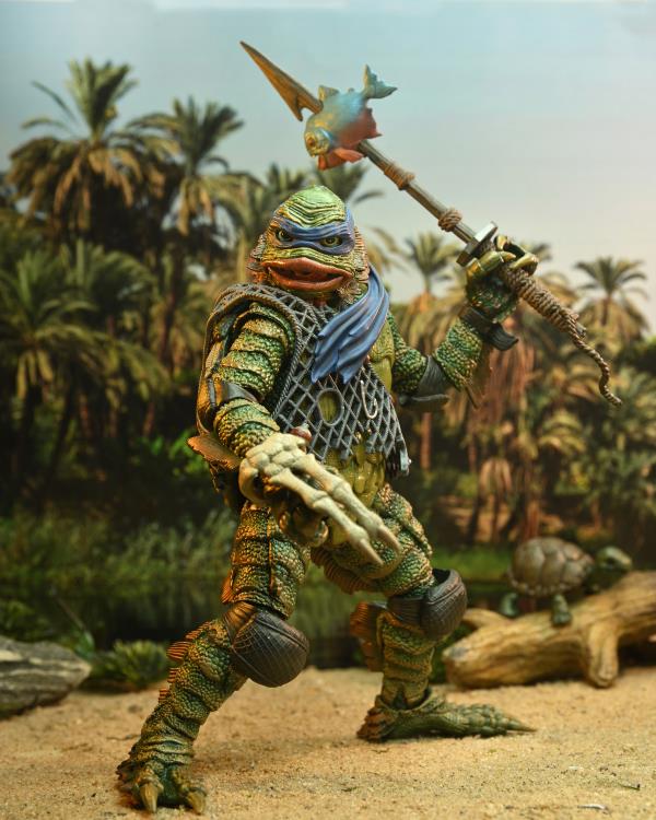 Universal Monsters x Teenage Mutant Ninja Turtles Ultimate Leonardo as The Creature