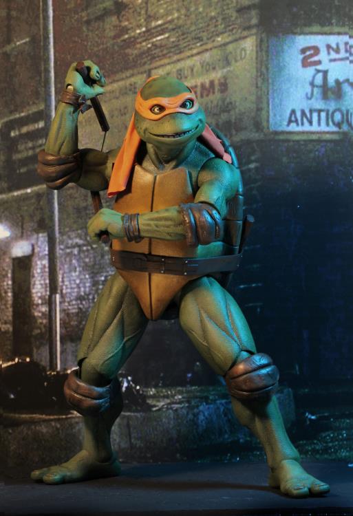 Teenage Mutant Ninja Turtles (1990 Movie) Michelangelo 1/4 Scale Figure SubPar Packaging Box