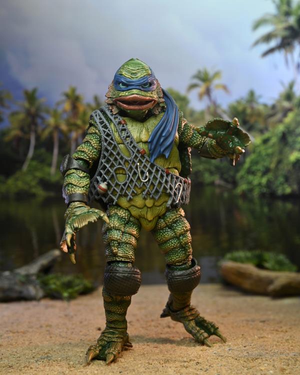 Universal Monsters x Teenage Mutant Ninja Turtles Ultimate Leonardo as The Creature