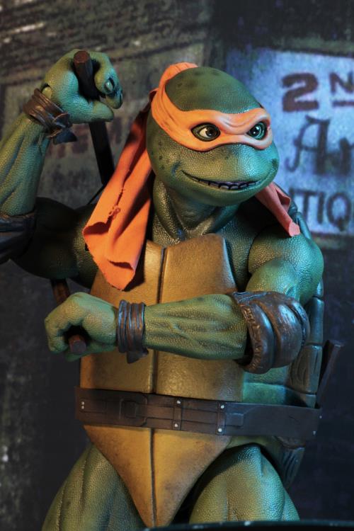 Teenage Mutant Ninja Turtles (1990 Movie) Michelangelo 1/4 Scale Figure SubPar Packaging Box