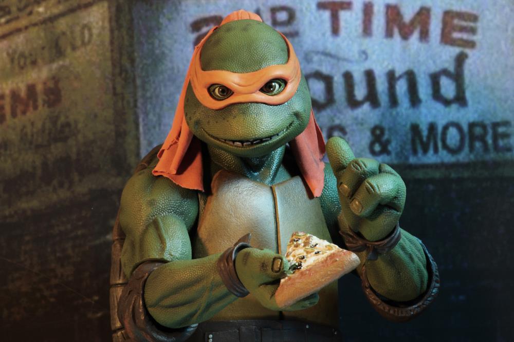 Teenage Mutant Ninja Turtles (1990 Movie) Michelangelo 1/4 Scale Figure SubPar Packaging Box