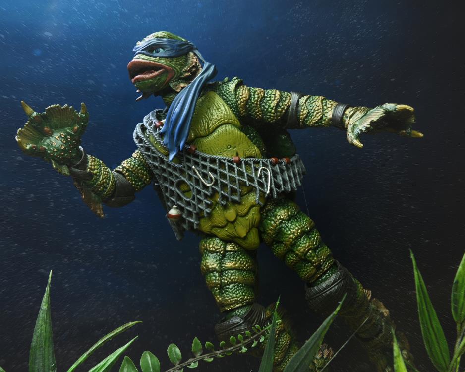 Universal Monsters x Teenage Mutant Ninja Turtles Ultimate Leonardo as The Creature