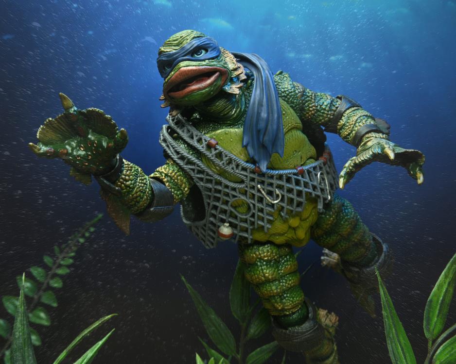Universal Monsters x Teenage Mutant Ninja Turtles Ultimate Leonardo as The Creature