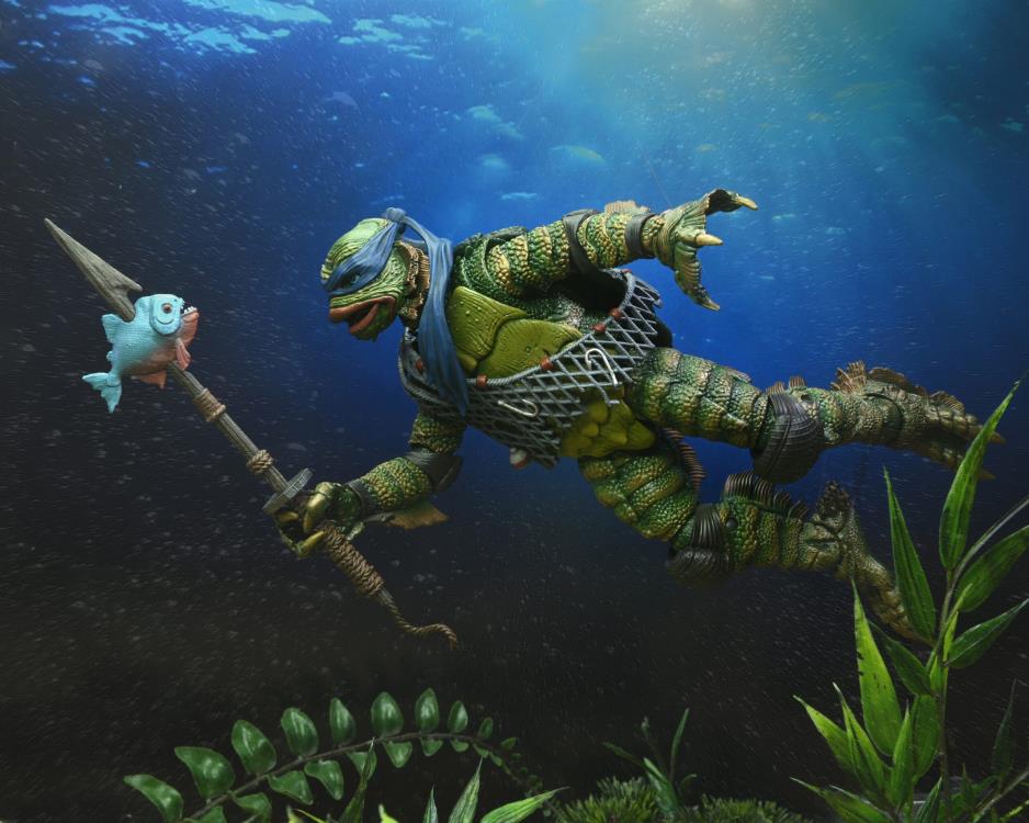 Universal Monsters x Teenage Mutant Ninja Turtles Ultimate Leonardo as The Creature