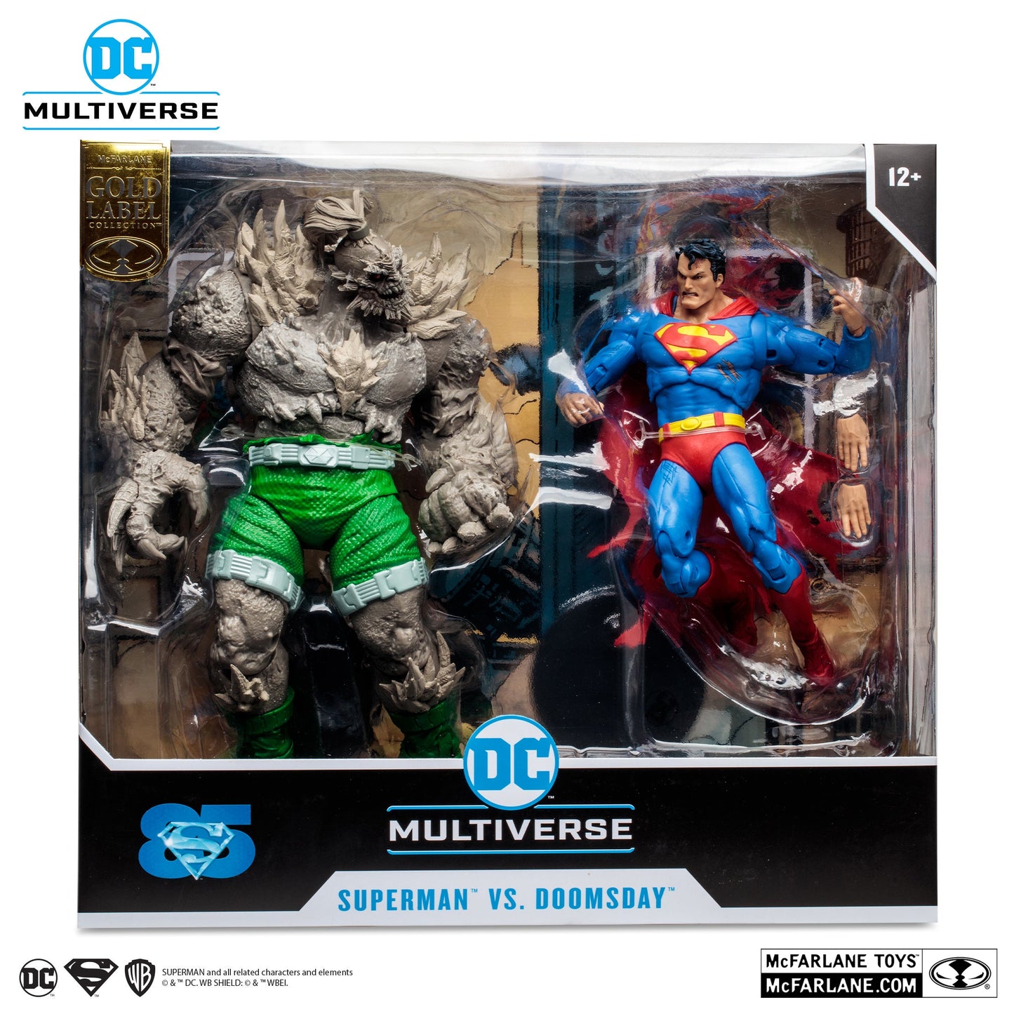 DC Multiverse Superman vs Doomsday (Gold Label) - Exclusive