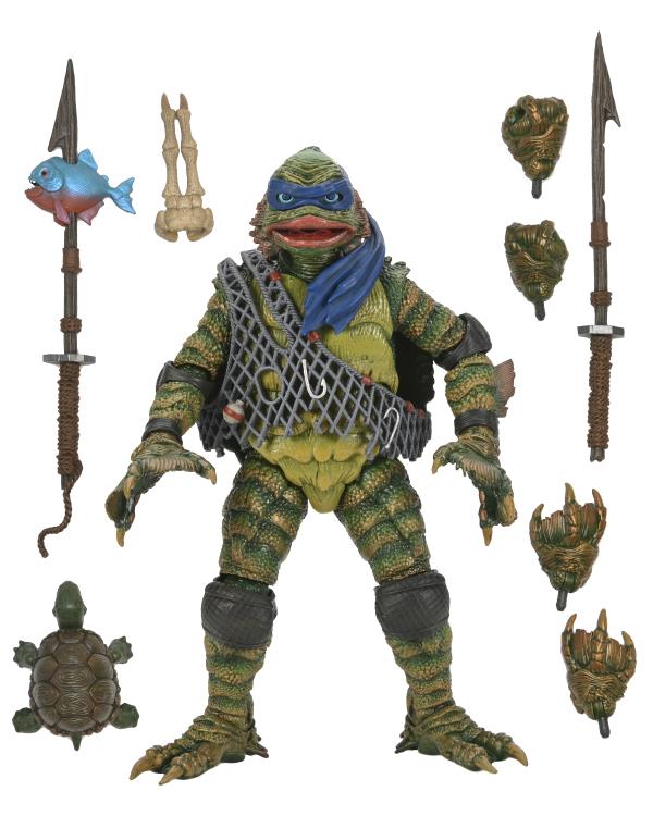 Universal Monsters x Teenage Mutant Ninja Turtles Ultimate Leonardo as The Creature