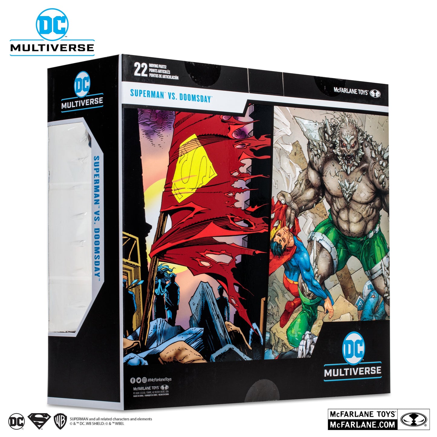 DC Multiverse Superman vs Doomsday (Gold Label) - Exclusive