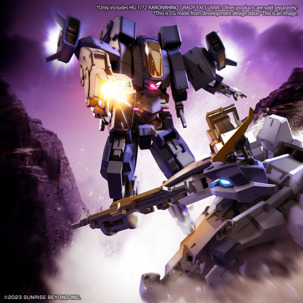 BANDAI HG 1/72 AARONRHINO GRADY - EXCLUSIVE