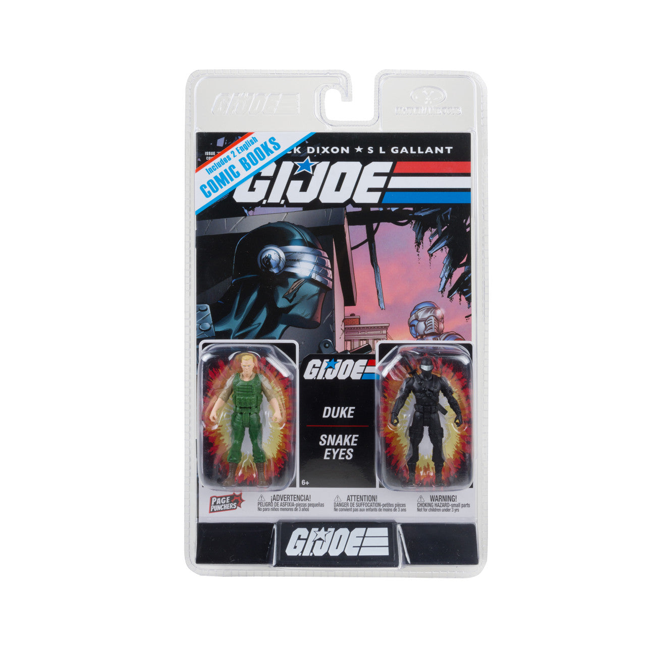 Duke and Snake Eyes w/Comic (Page Punchers: G.I. Joe) 3" 2-Pack