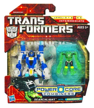 Transformers Action Figure Combiner 2 Pack Wave 1 Searchlight with Backwind