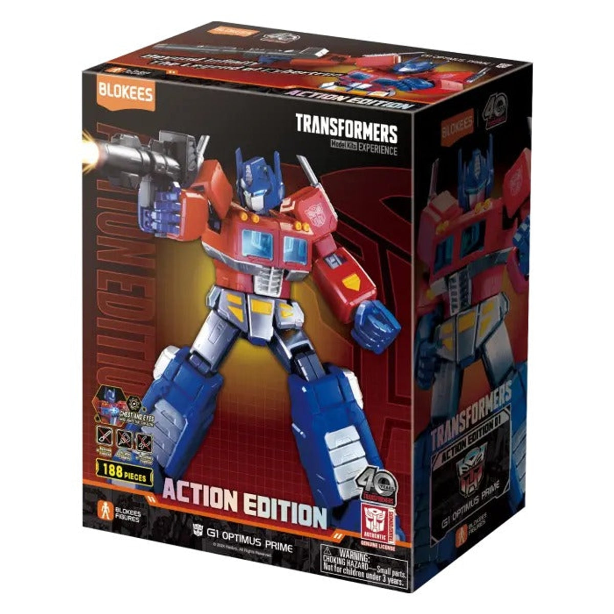 Transformers Action Edition - G1 Optimus Prime Blokees Model Kit