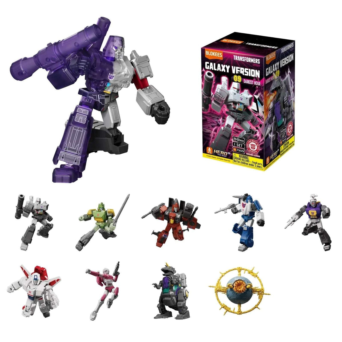 Transformers Galaxy Version 09 Darkest Hour Blokees Mini Model Kit