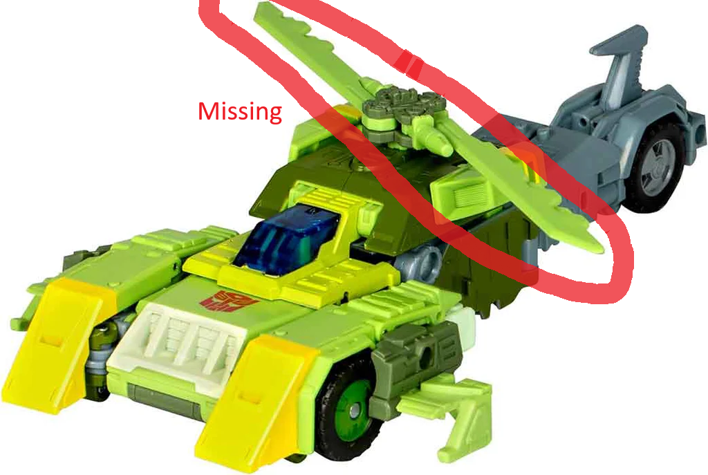 Transformers Studio Series Leader The Transformers: The Movie 86-30 Springer (missing part)