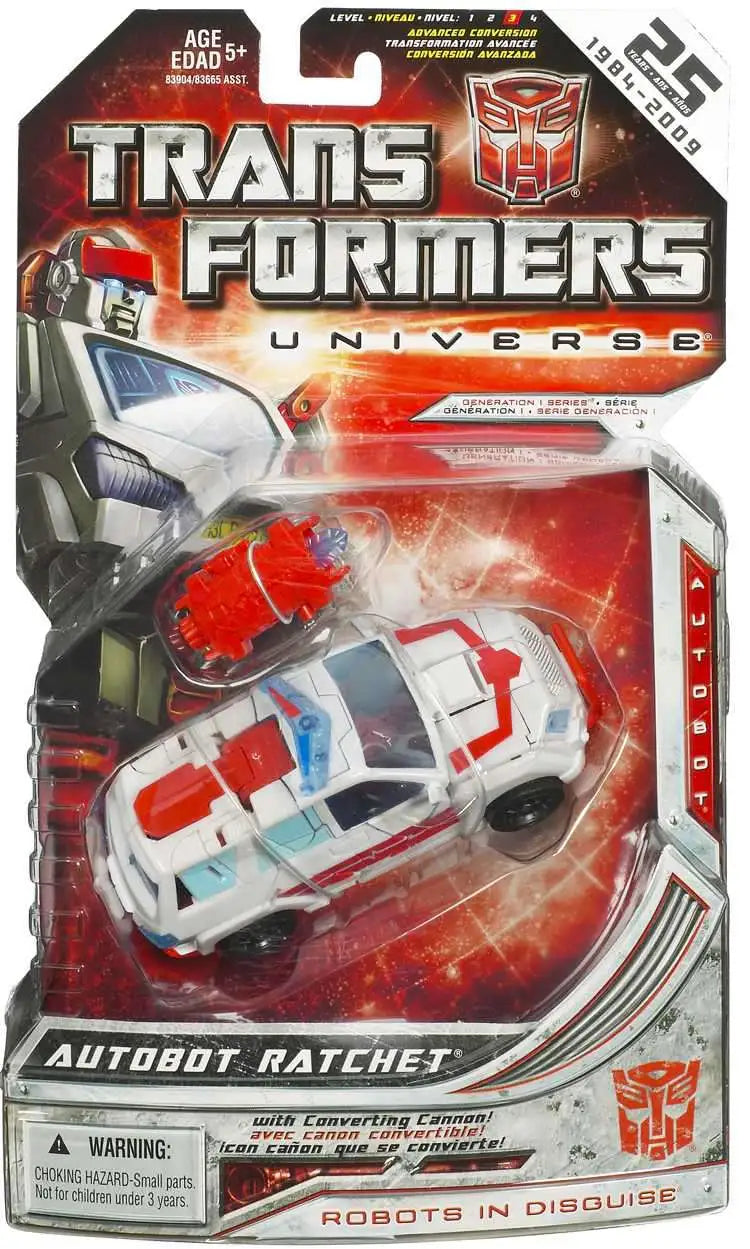 Transformers Universe Classic Series Deluxe Class 25th Anniversary Autobot Ratchet