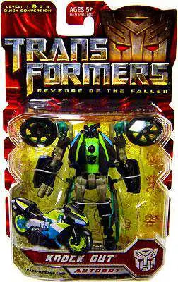 Transformers Revenge of the Fallen Knock Out Scout ( packaging Sub-par )
