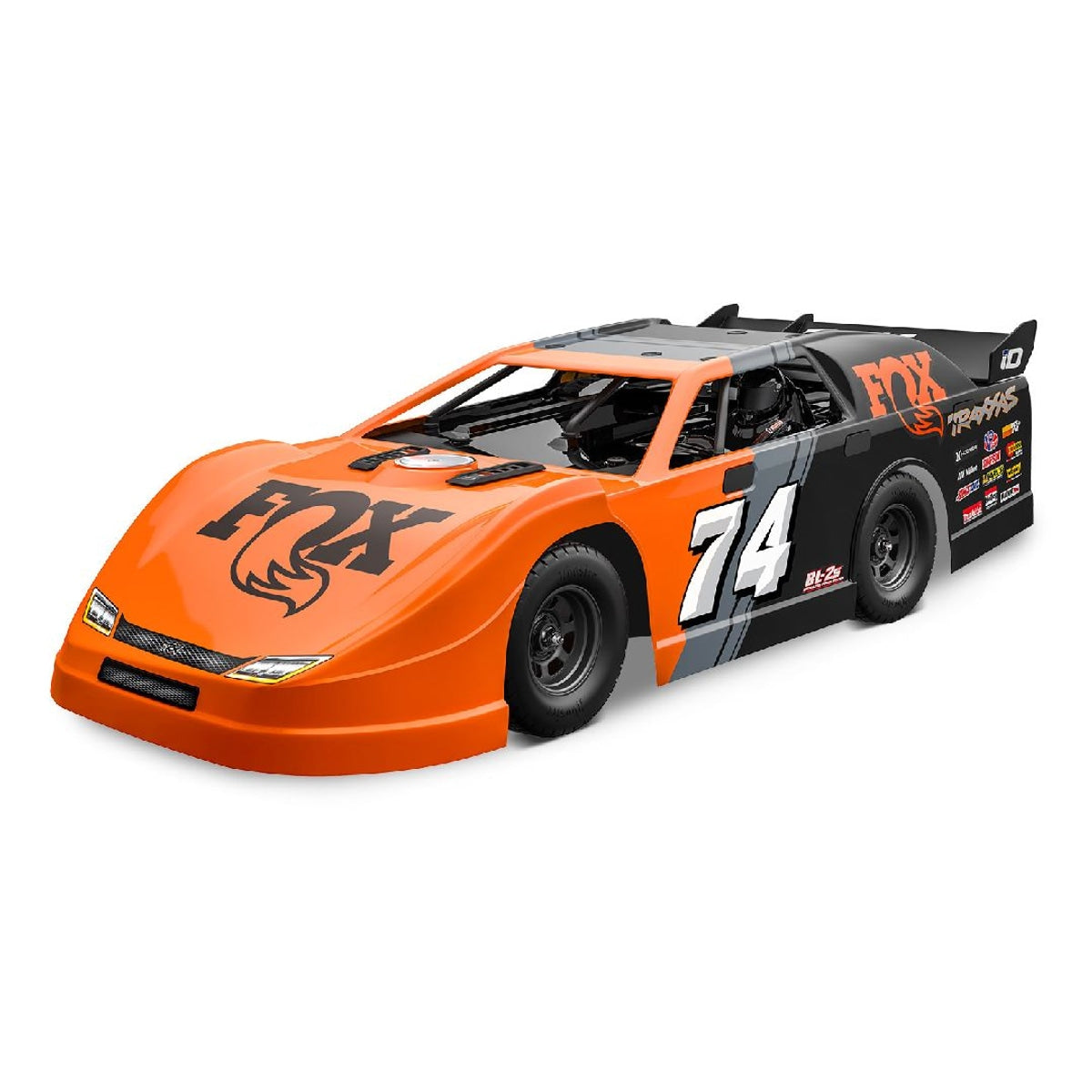 Traxxas Slash Late Model 1/10 RC BL-2S with Clipless Body - Fox