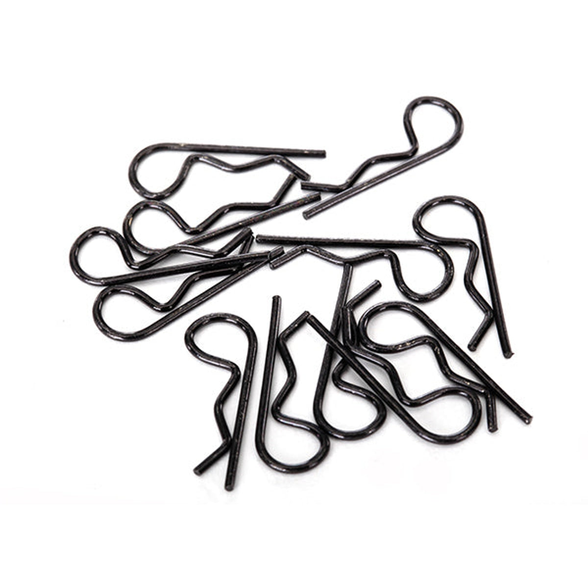 Traxxas Standard Size Body Clips - Black (12pk)