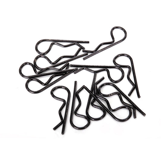 Traxxas Standard Size Body Clips - Black (12pk)