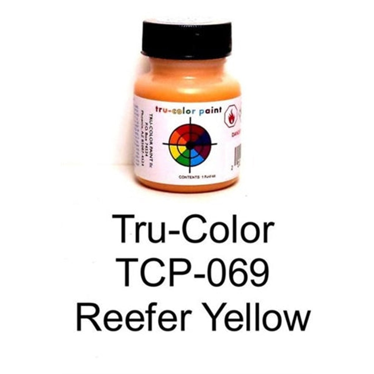 Tru-Color TCP-069 Reefer Yellow Paint Bottle 1oz NIB