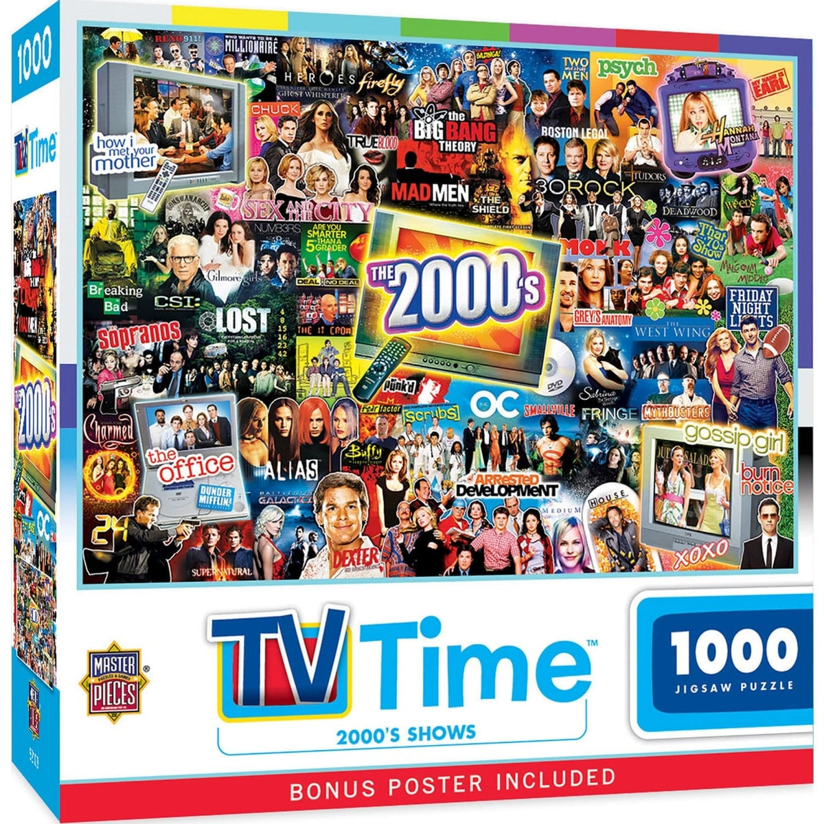 TV Time - 2000s Shows 1000pc Puzzle