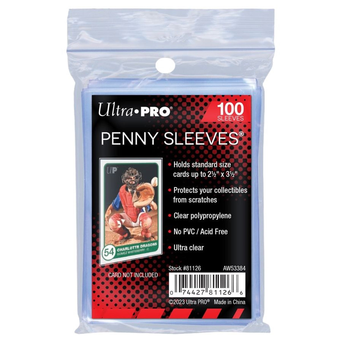 Ultra Pro Card Penny Sleeves 100 Count