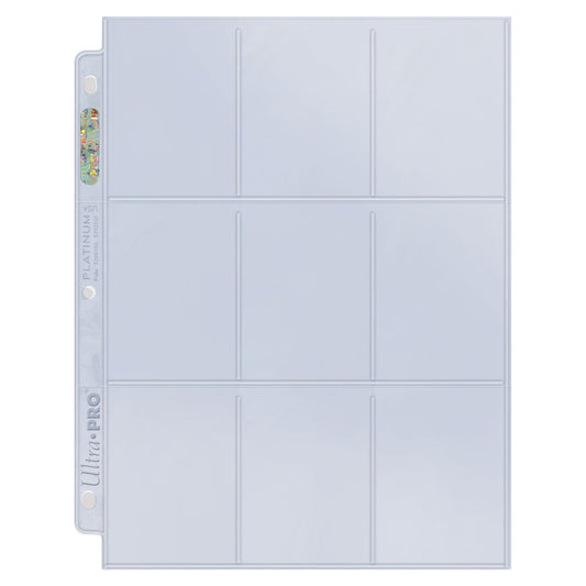 Ultra Pro Platinum Series 9-Pocket Page for Standard Size Cards Each
