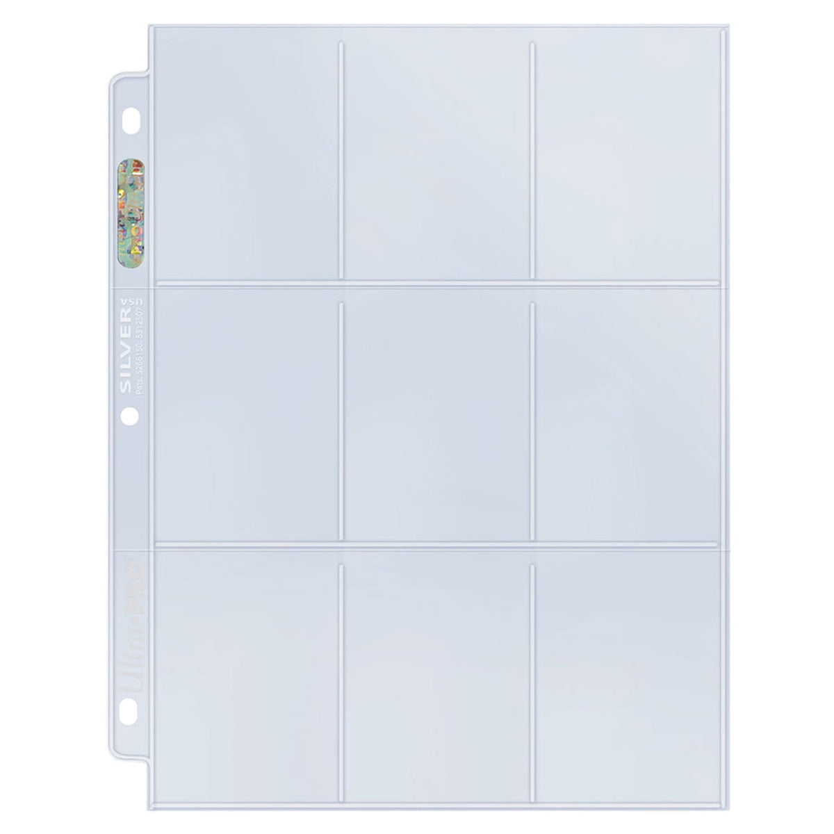 Ultra Pro Silver Series 9-Pocket Pages for Standard Size Cards 100 pk