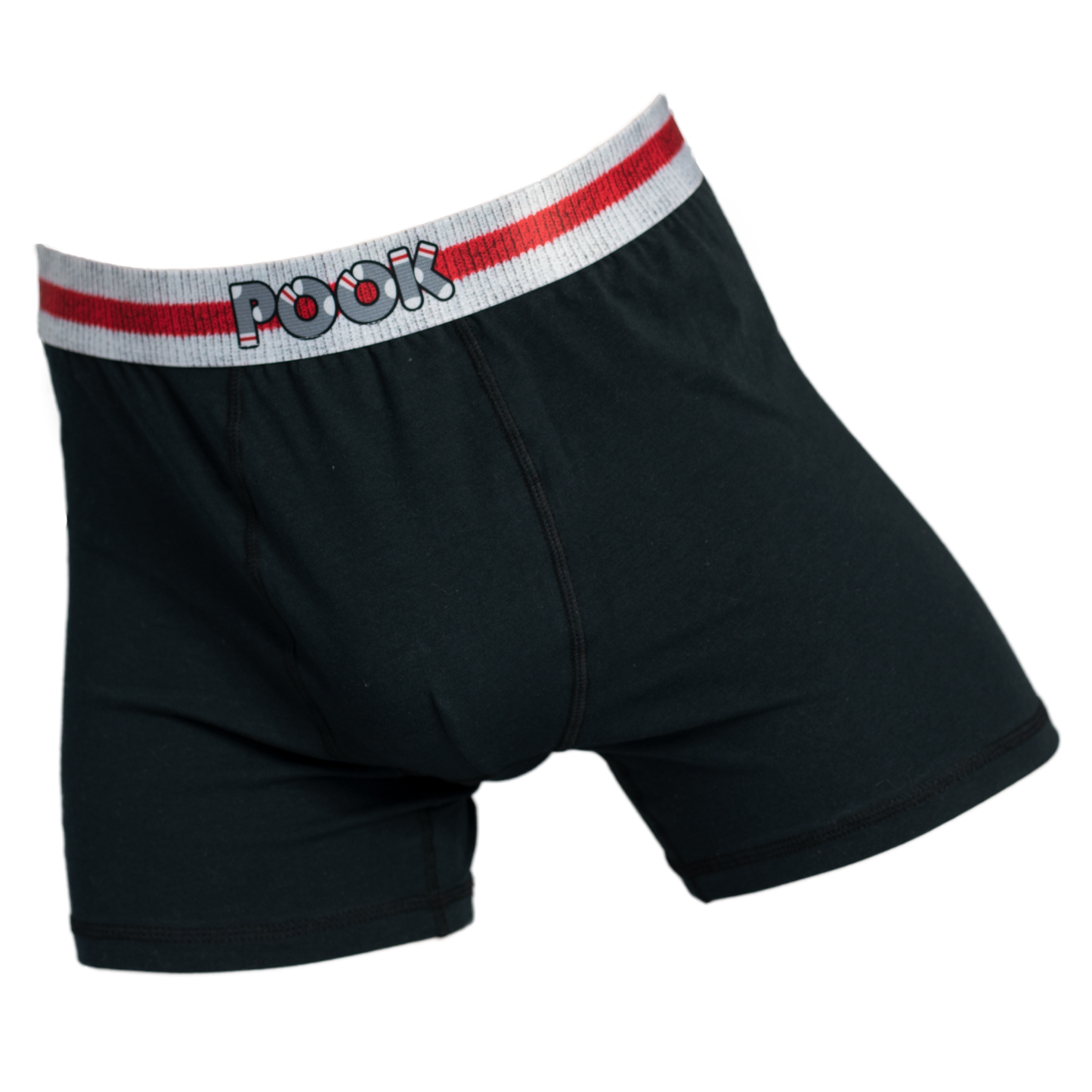 Pook Men's Boxers (3 PACK) - Black, Moose, Grey Pook