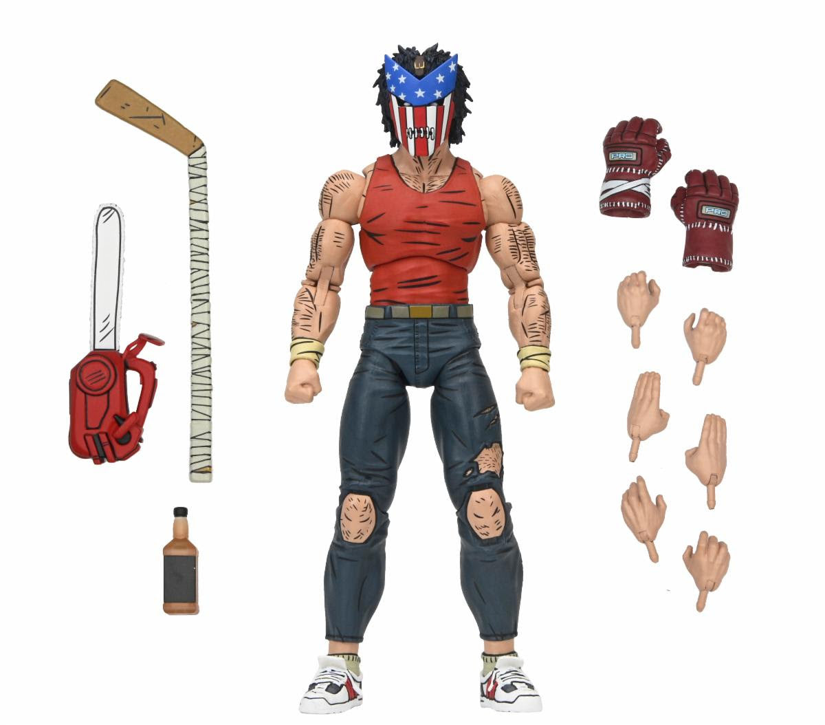 Teenage Mutant Ninja Turtles (Mirage Comics) - 7" Scale Action Figure - Ultimate Casey Jones (Bodycount)