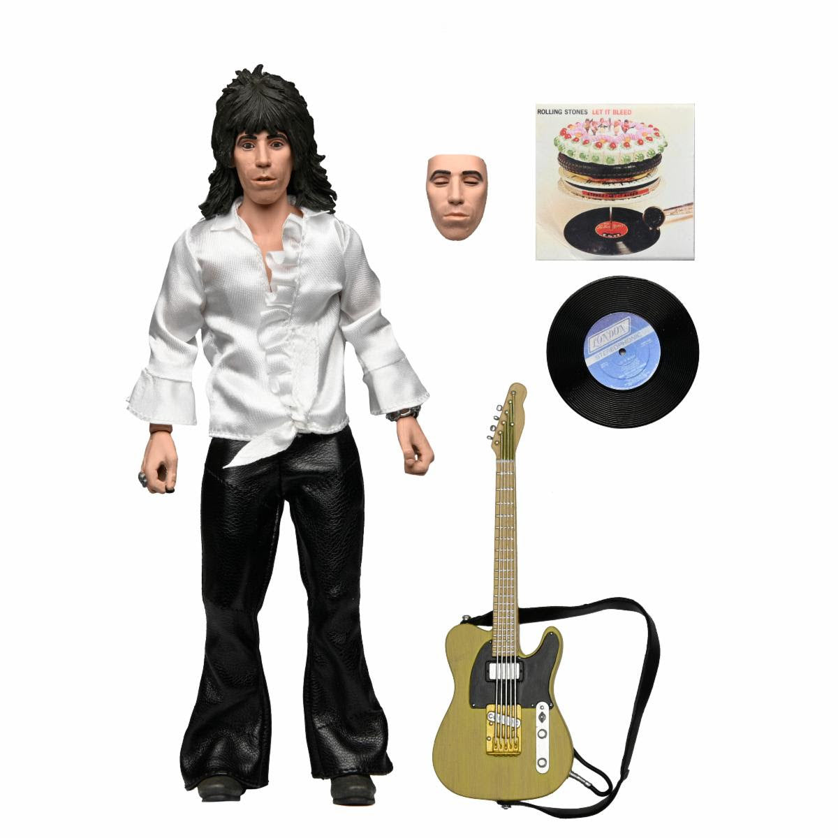 The Rolling Stones - 8” Clothed Action Figure - Keith Richards (1975) Figure