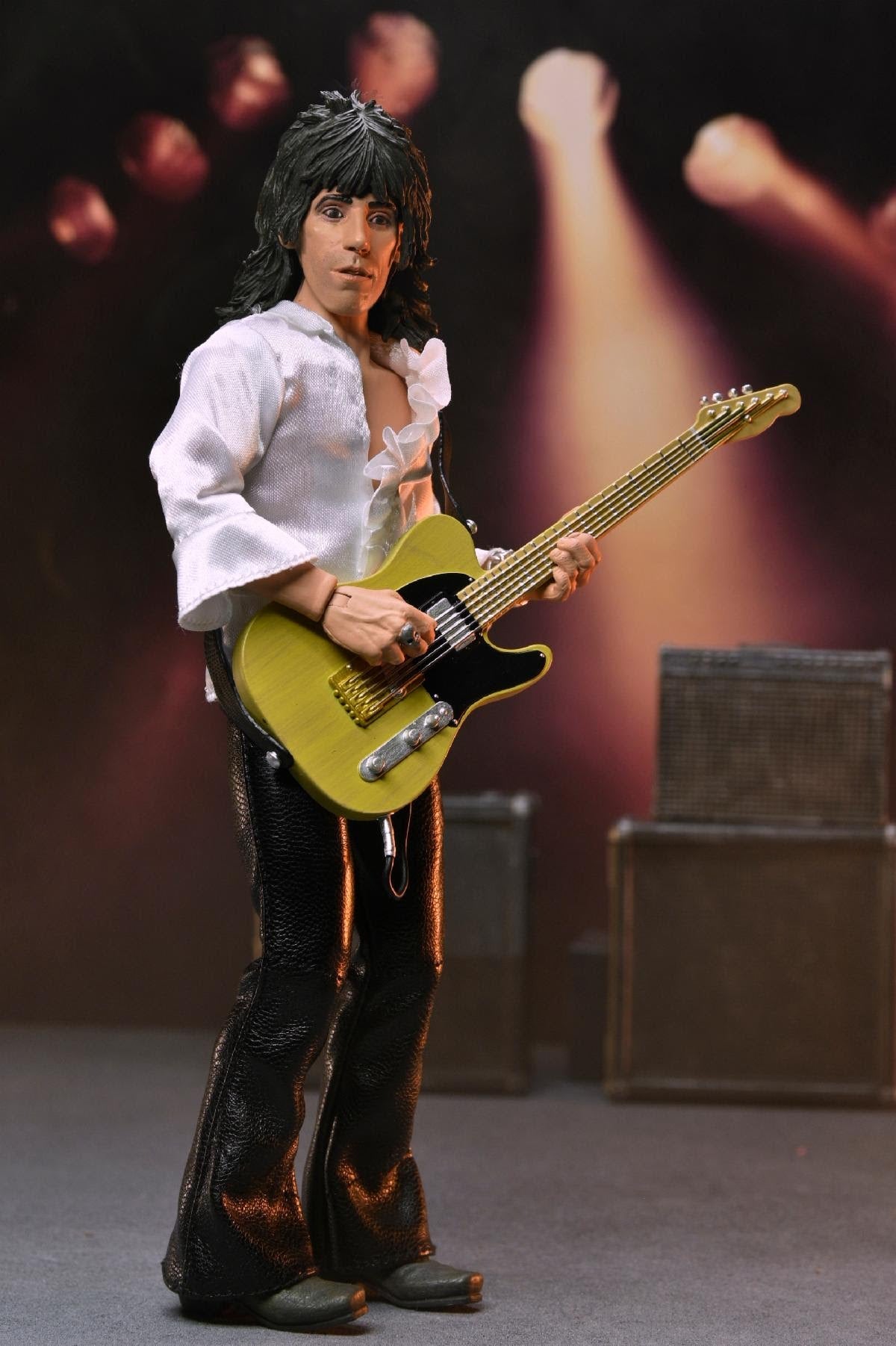 The Rolling Stones - 8” Clothed Action Figure - Keith Richards (1975) Figure