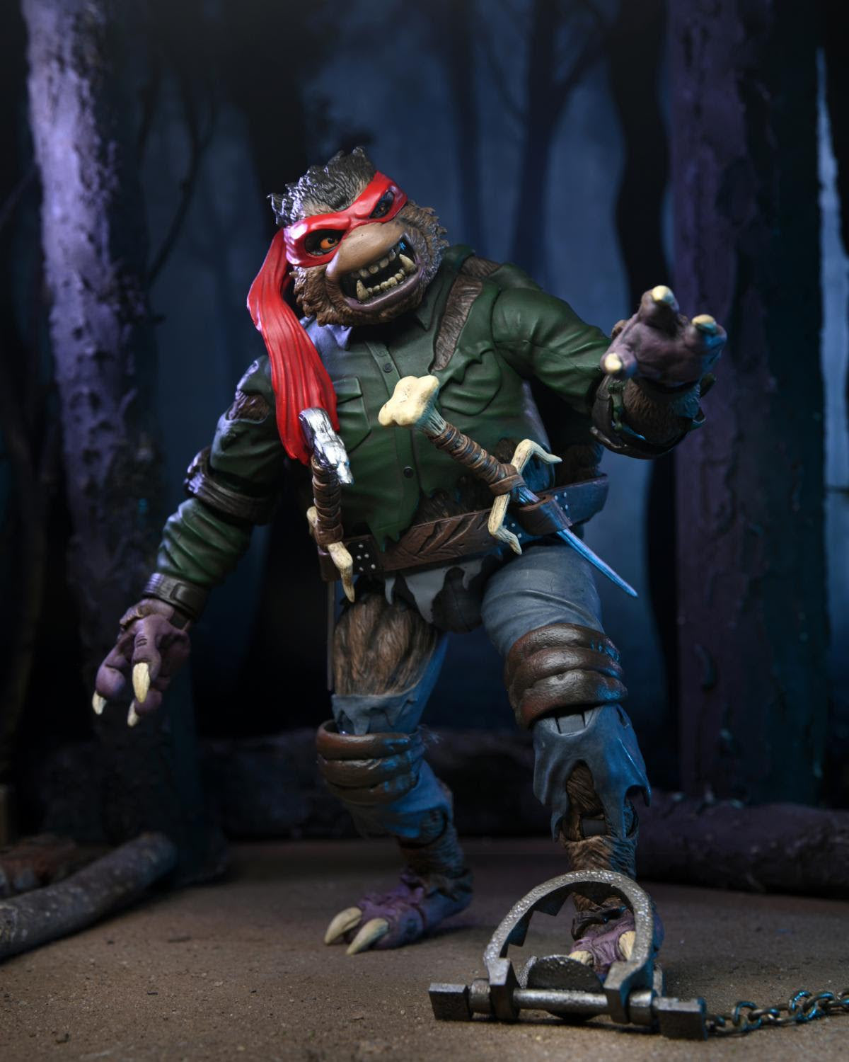 Universal Monsters x Teenage Mutant Ninja Turtles Ultimate Raphael as The Wolfman