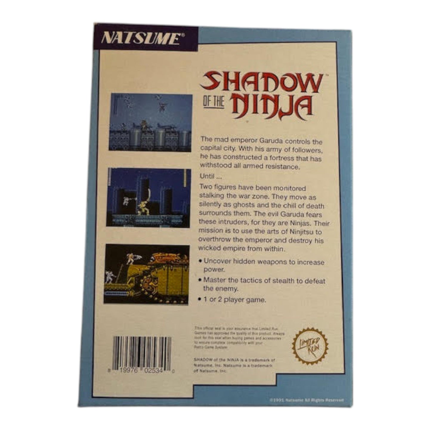 Shadow Of The Ninja (NES)