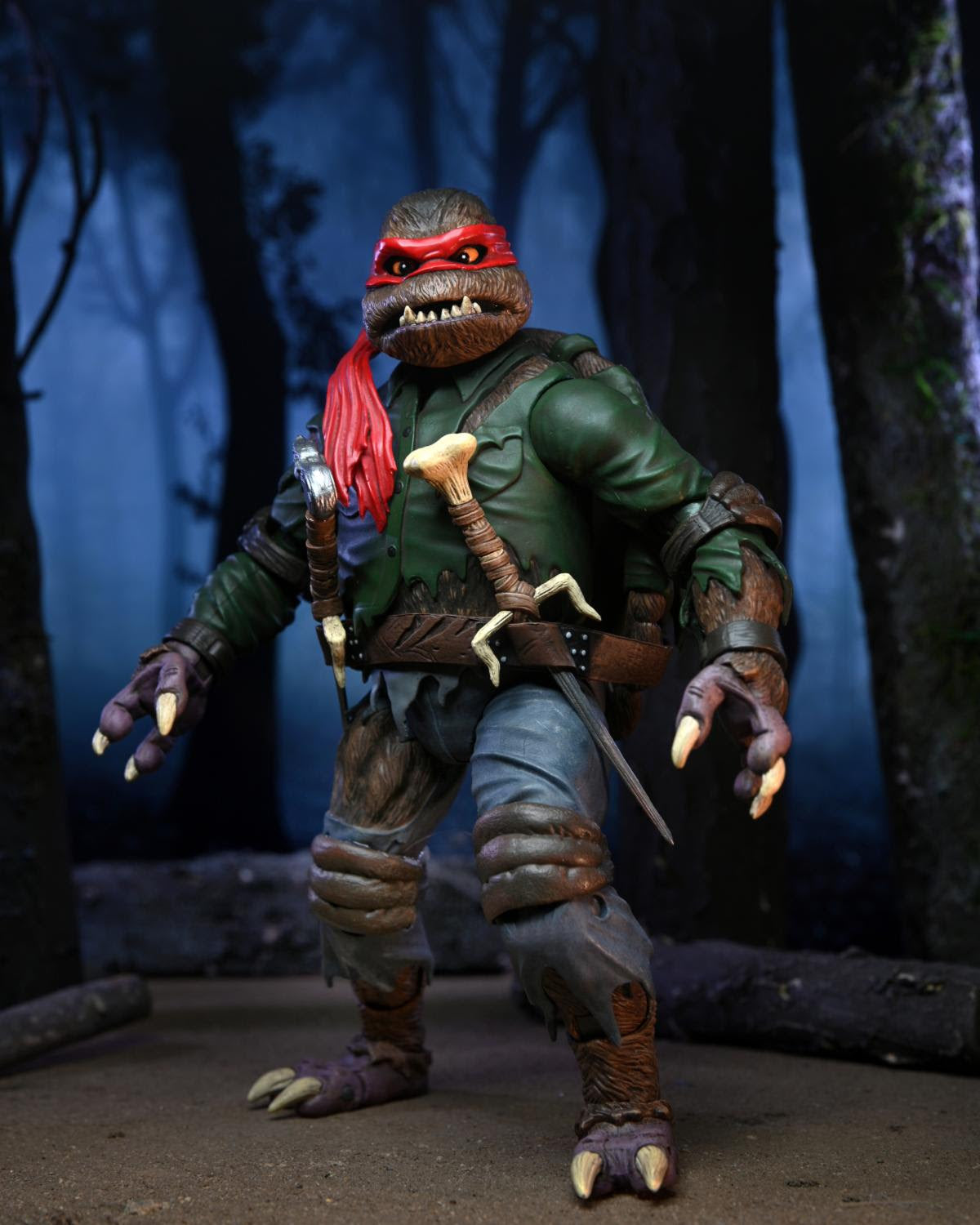 Universal Monsters x Teenage Mutant Ninja Turtles Ultimate Raphael as The Wolfman