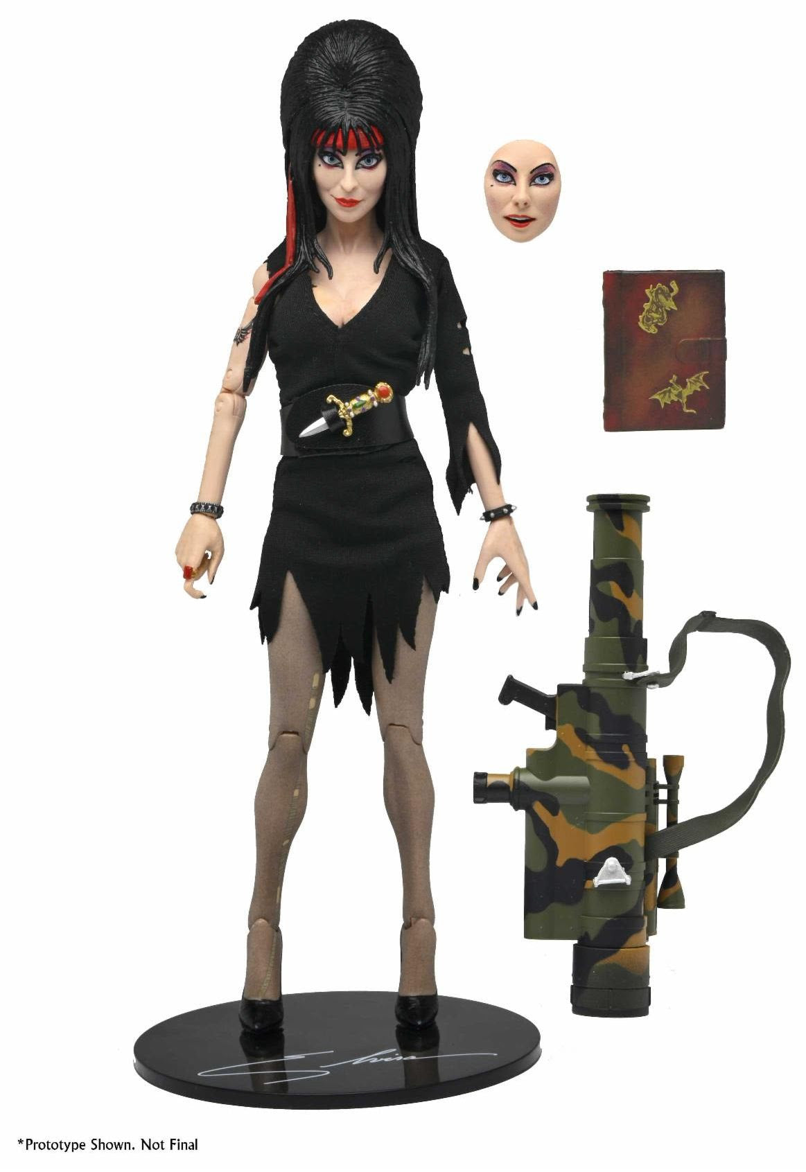 Elvira – 8” Clothed Action Figure – Commando Elvira